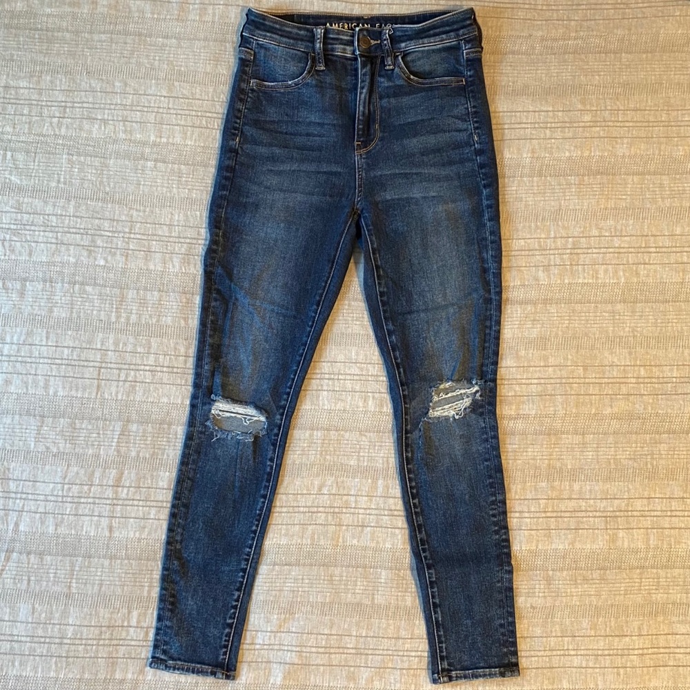 AE Busted Knee Jeans